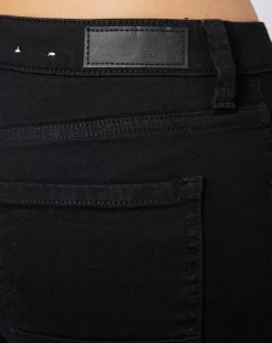 Jean Skinny en coton mélangé à teneur en stretch confortable noir