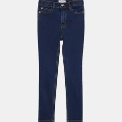 Jean Skinny en Coton taille haute Dora bleu