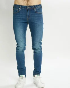 Jean Skinny Fit en Coton Bio mélangé bleu