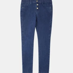 Jean Skinny Sarah en Toile de coton bio bleu