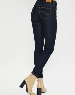 Jean skinny Scarlett One Wash bleu foncé