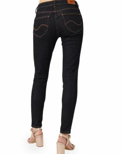 Jean skinny Scarlett One Wash bleu foncé