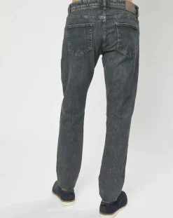 Jean Slim Denim Washed gris
