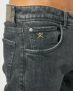 Jean Slim Denim Washed gris