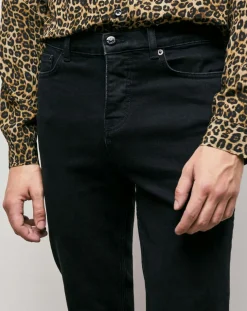 Jean Slim délavé noir délavé