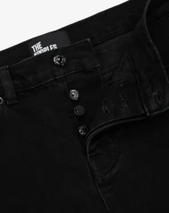 Jean Slim délavé noir délavé