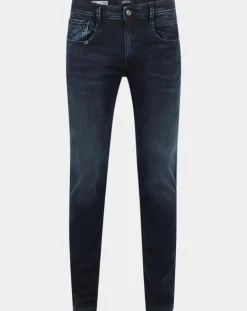Jean Slim en Coton Bio 573 Anbass bleu foncé