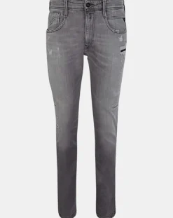 Jean Slim en Coton Bio aged anbass 10y des gris