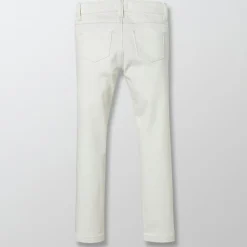 Jean Slim en Coton mélangé blanc