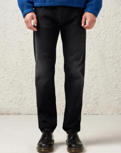 Jean slim en Toile de Coton Peeg noir