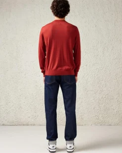 Jean slim en Toile de Coton organique Peeg bleu foncé