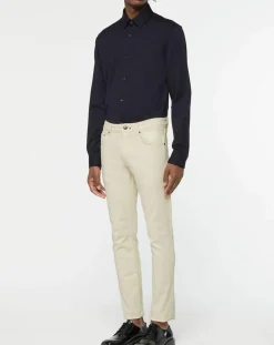 Jean Slim Fit Uni écru