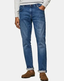 Jean Slim Fit Wash Flex bleu moyen