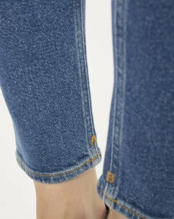 Jean Slim High Five Taille Haute bleu