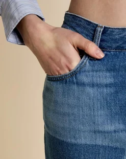 Jean slim Pam bleu vintage