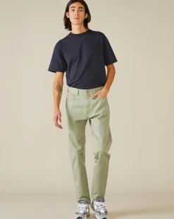 Jean Slim Pegg vert d'eau