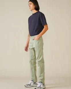 Jean Slim Pegg vert d'eau