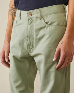 Jean Slim Pegg vert d'eau