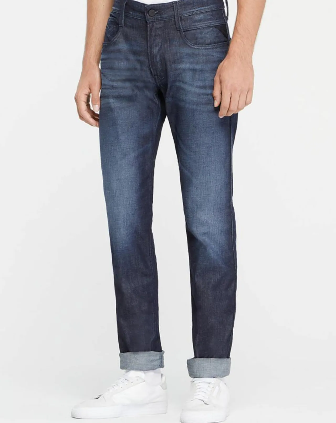 Jean Slim Pure Denim Anbass bleu foncé