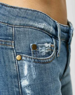 Jean Somain bleu jean delavé