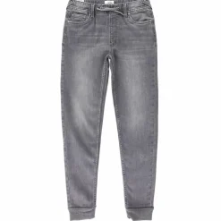 Jean Sprinter en Coton resserré bas gris