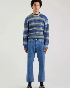 Jean straight crop 551z bleu