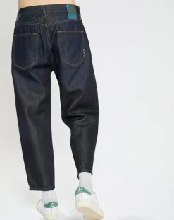 Jean tapered bleu brut