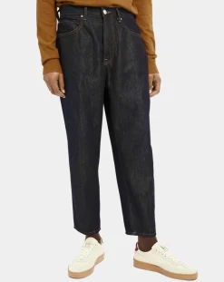 Jean tapered bleu brut