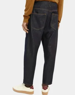 Jean tapered bleu brut