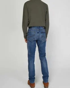 Jean tapered Douro bleu