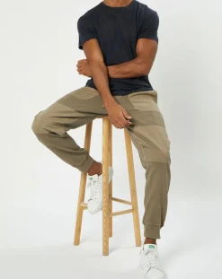 Jogging Bimatière Coton Organic camel