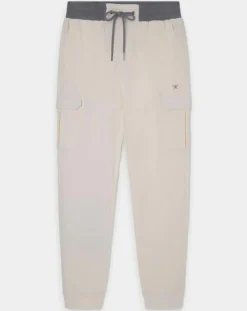 Jogging cargo Slim Fit écru