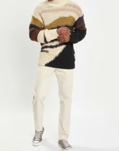 Jogging en Velours côtelé Osby stretch écru