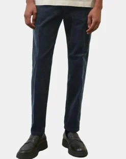 Jogging en Velours côtelé Osby stretch bleu marine