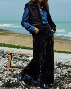 Jogging en Velours Zana noir