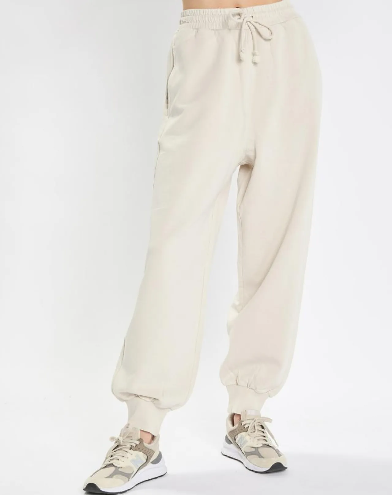 Jogging large 90s écru