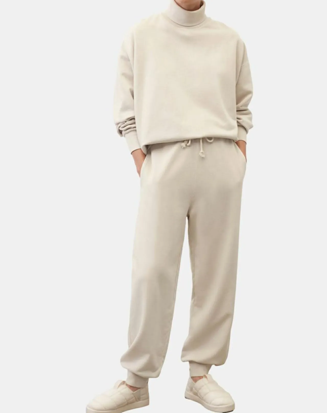 Jogging large 90s écru