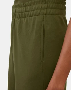 Jogging large taille élastique kaki