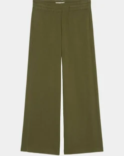 Jogging large taille élastique kaki