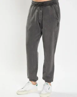 Jogging élastique délavé gris foncé