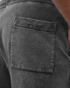 Jogging élastique délavé gris foncé