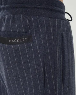 Jogging Regular Fit à rayures bleu nuit