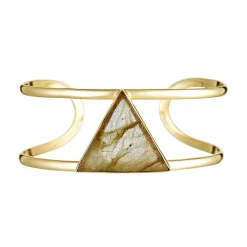 Jonc Tara Labradorite en laiton doré