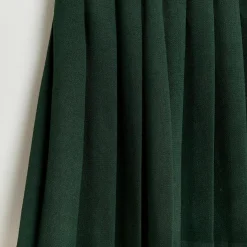 Jupe courte Asra plissée vert