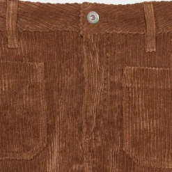 Jupe en Velours côtelé Puk marron