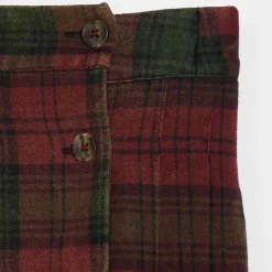 Jupe Halise à carreaux rose