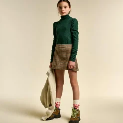 Jupe Parise imprimée beige