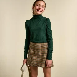 Jupe Parise imprimée beige