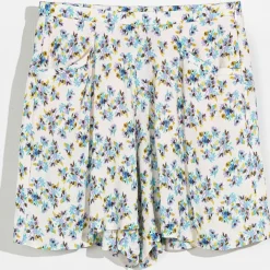 Jupe-short Peony imprimée blanc/multicolore