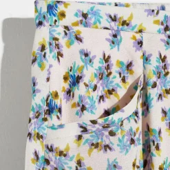 Jupe-short Peony imprimée blanc/multicolore